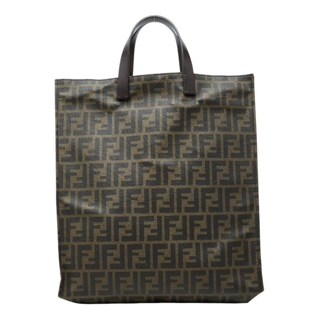 Fendi Zucca Tote Bag Brown